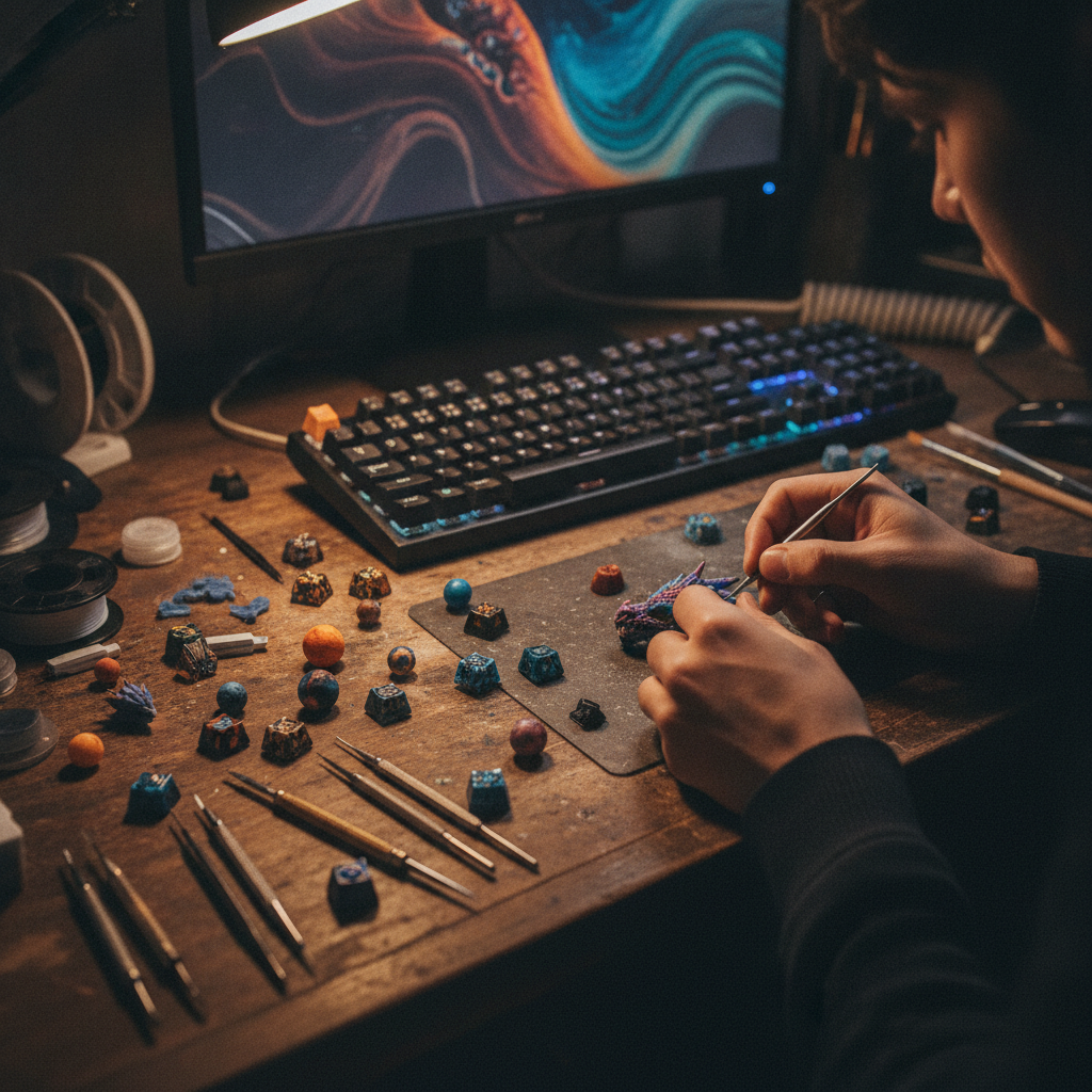 Artisan Keycap Makers Transforming Keyboard Parts into Collectible Art