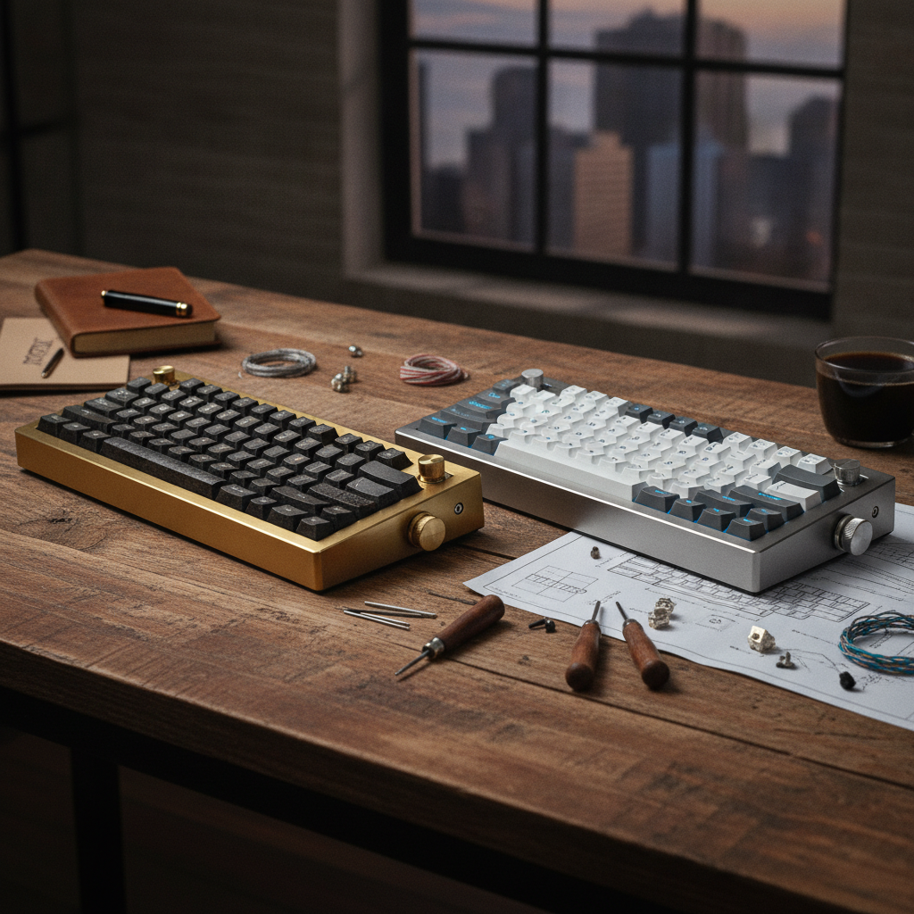 Brass and Aluminium: How Metalwork Defines Premium Keyboard Cases