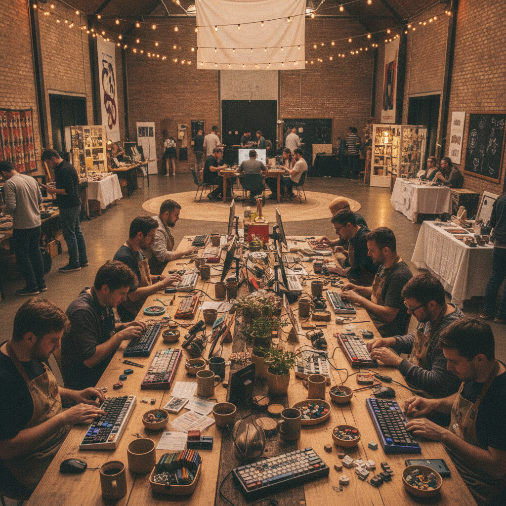 Craft Markets and Keyboard Meetups: Where the Community Gathers