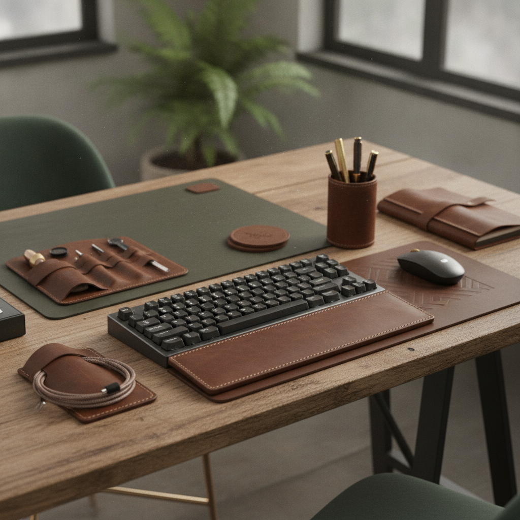 Leather Desk Accessories: The Revival of Traditional Craft in Modern Workspaces