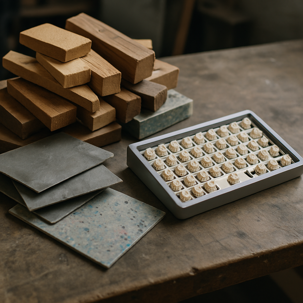 The Journey of Reclaimed Materials: Sustainable Practices in Keyboard Crafting