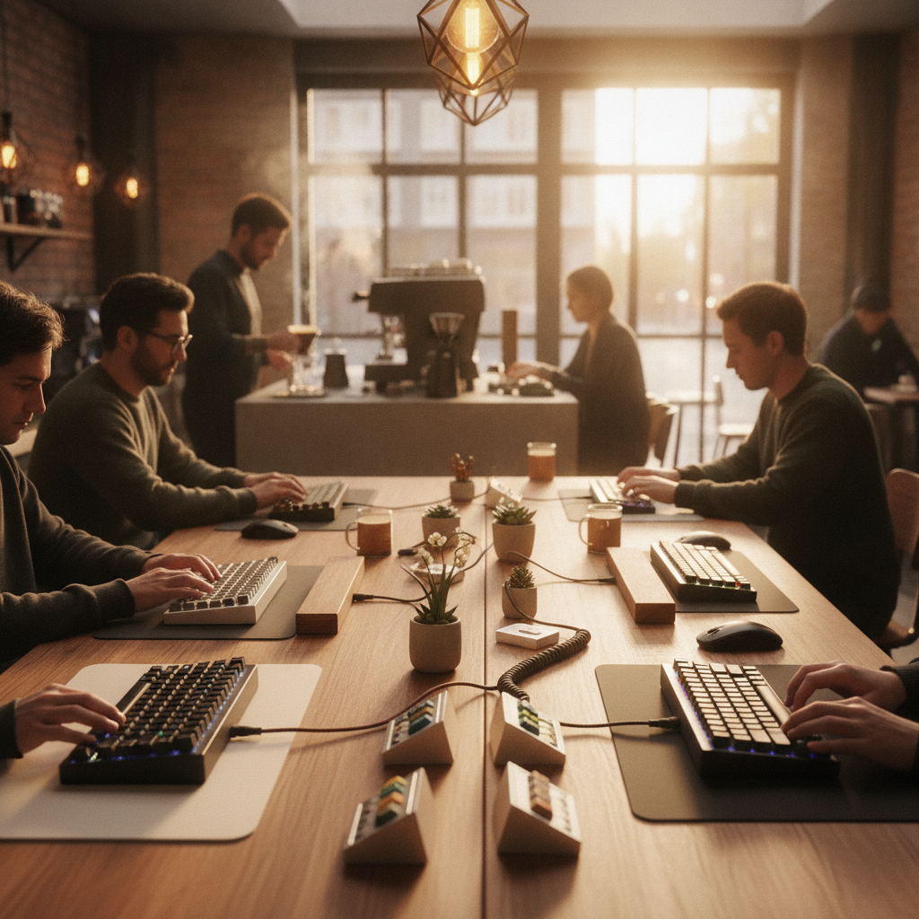 The Rise of Keyboard-Focused Cafes and Co-Working Spaces